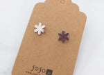 Silver Flower Stud