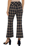 Liverpool Stella Pull-on Kick Flare - Plaid