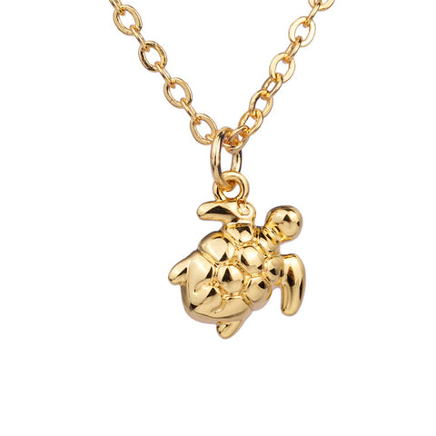 Turtles Necklace - Gold