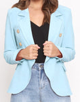 Hayden Fitted Blazer - Blue