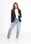 Hayden Fitted Blazer - Navy