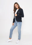 Hayden Fitted Blazer - Navy