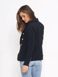 Hayden Fitted Blazer - Navy