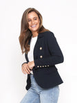 Hayden Fitted Blazer - Navy