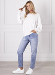 Tamara Knit Top - White