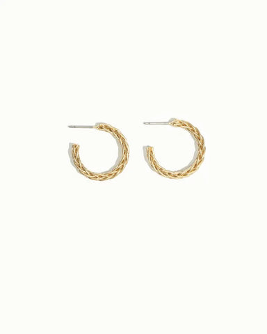 Stilen Addy Hoop Earrings - Gold