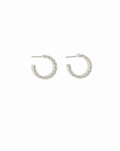 Stilen Addy Hoop Earrings - Silver