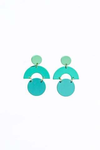Stilen Caz Earrings - Azure