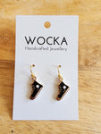 Black Converse Earrings