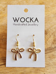 Gold Bow Earrings