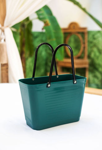 Small Hinza Bag - Dark Green (Green Plastic)