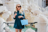 Small Hinza Bag - Light Blue (Green Plastic)