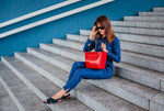 Small Hinza Bag - Red