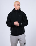 Tech Zip Hoodie - Black