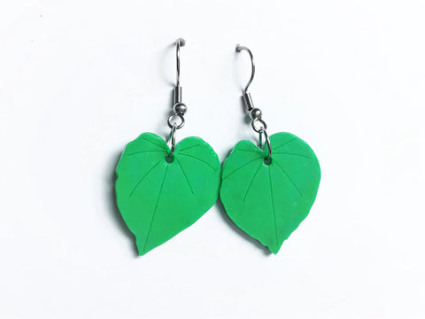 Kawakawa Earrings - Green