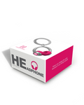 Pink Headphones Keychain