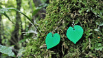 Kawakawa Earrings - Green