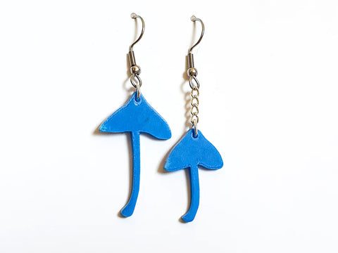 Werewere-kokako Mushroom Earrings