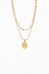 Stilen Jordan Double Chain Necklace - Gold