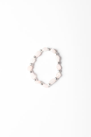 Stilen Lanie Beaded Bracelet - Silver