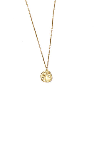 Stilen Libby Stamped Necklace - Gold