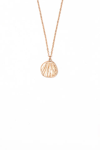 Stilen Libby Stamped Necklace - Rose