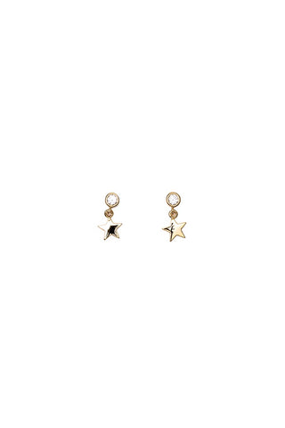 Stilen Nina Hanging Star Stud Earrings - Gold