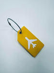 Silicone Luggage Tag - Yellow