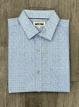 MRMR Long Sleeve Shirt - Sky Blue Abstract