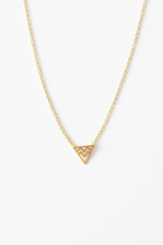 Stilen Rory Triangle Necklace - Gold