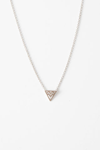 Stilen Rory Triangle Necklace - Silver