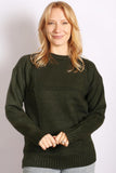 Sabena Crew Neck Jumper - Green