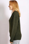 Sabena Crew Neck Jumper - Green