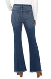 Hannah Flare Fray Hem - Sycamore