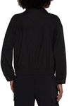 Liverpool Utility Jacket With Cinch Hem - Black
