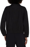 Liverpool Utility Jacket With Cinch Hem - Black