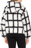 Zip Up Hoodie - Black & White