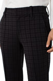 Black check cigarette trouser