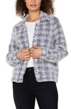 Check bomber jacket