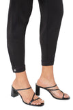 Utility jogger with snap hem