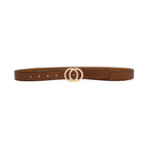 LOOP LEATHER CO BRITTANY BELT - BRANDY TAN