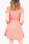 MEADOW WRAP DRESS - CORAL-online clearance