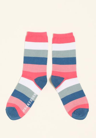 BRAKEBURN SOCKS - MULTI STRIPE