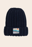 BRAKEBURN RIBBED PATCH BEANIE