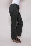 SUZY D - FLARED TROUSERS - BLACK