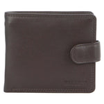 MILLENI MEN'S LEATHER WALLET - BROWN