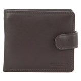 MILLENI MEN'S LEATHER WALLET - BROWN