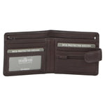 MILLENI MEN'S LEATHER WALLET - BROWN