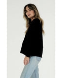 MARGO SWEATER - BLACK- clearance