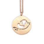 FANTAIL NECKLACE - ROSE GOLD